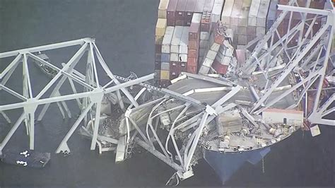 Cargo Ship Hits Baltimore’s Key Bridge Bringing It Down Several People Believed To Be In Water