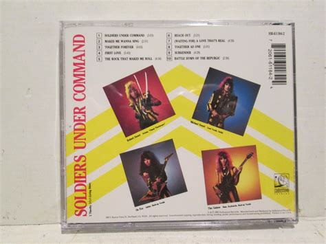 Stryper Soldiers Under Command Rare Hair Metal Htf Oop Hard Rock Ebay