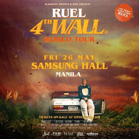 Ruel Returns To Manila For Highly Anticipated 4th Wall World Tour This