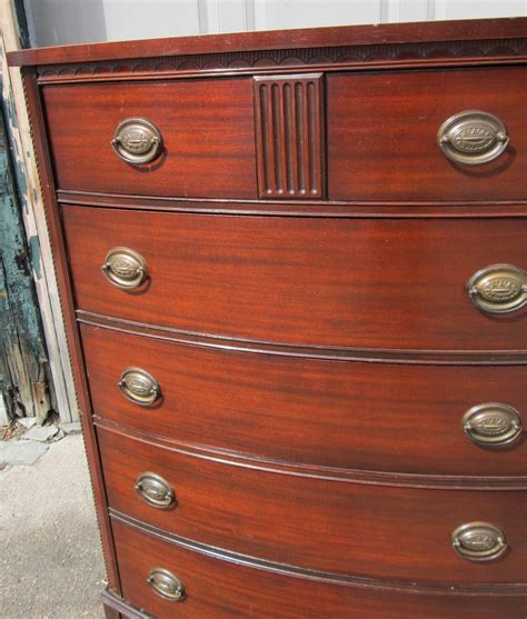 BoHO Chic: Antique Mahogany Dresser / Chest Hepplewhite Pulls SOLD