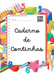 Caderno De Continhas Para Imprimir Das Quatro Opera Es Cantinho Ensinar