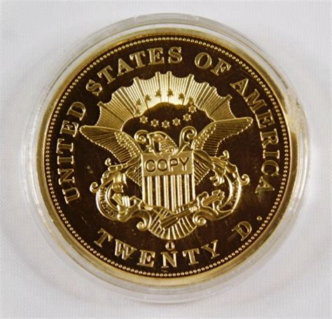 K Gold Layered Double Eagle Replica Proof Mm Property Room