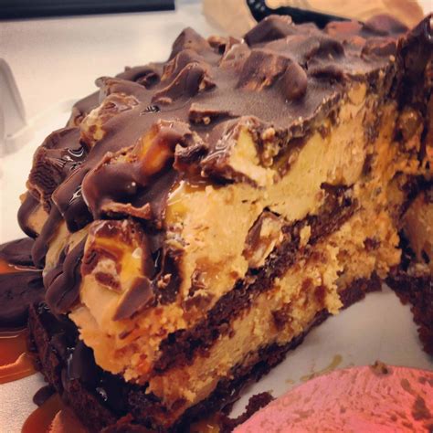 Snickers Ice Cream Cake With Brownie Layers Chelsweets