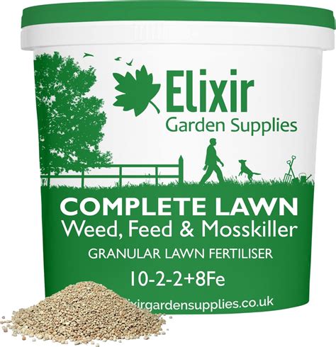 Lawn Fertiliser Weed Feed And Moss Killer 20kg Sack Uk Garden