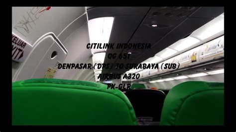 Flight Experience Citilink Qg Airbus A Denpasar Dps To