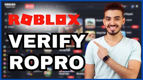 How To Verify Ropro In Roblox Easy Guide Youtube