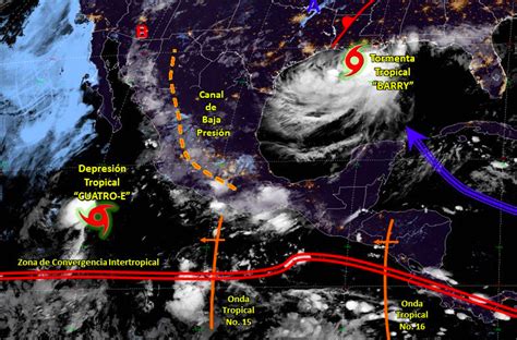 Clima 13 De Julio Nueva Onda Tropical Pone En ALERTA A Estos Estados