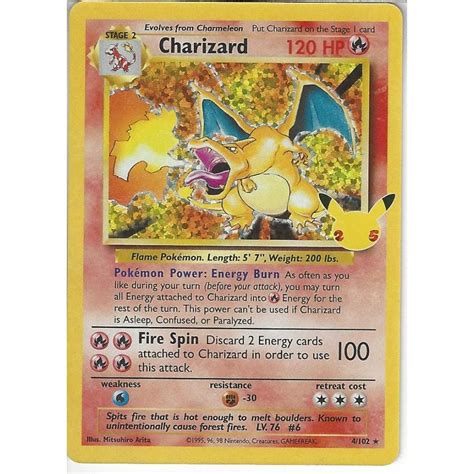 Holographic Charizard Card