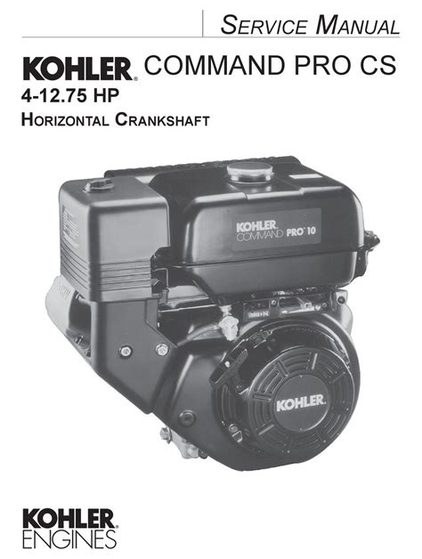 Kohler Command Pro Cs Service Manual Pdf Download Manualslib