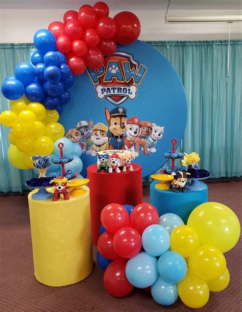 Fiesta De Paw Patrol Para Niño