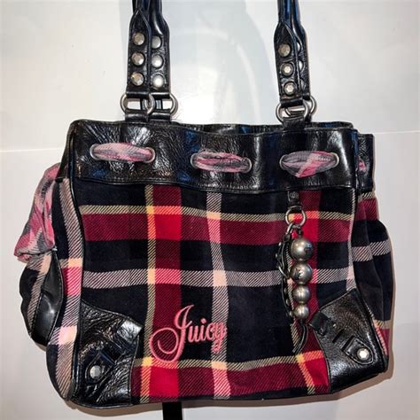 Juicy Couture Bags Vintage Plaid Juicy Couture Purse Handbag