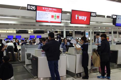 ティーウェイ航空 Tw212便 成田空港→大邱国際空港 チェックイン編 大邱自由旅行記 たまねこトラベル