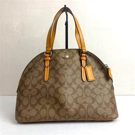 Coach Peyton Signature Cora Domed Satchel IOL315 Luxury Bags