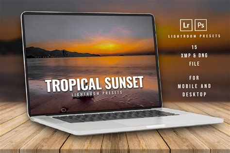 Tropical Sunset Lightroom Presets Graphic By Zhidayat Creative Fabrica