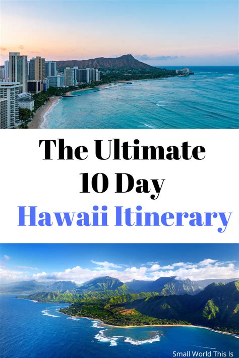 The Perfect 10 Day Hawaii Itinerary Oahu And Kauai Artofit