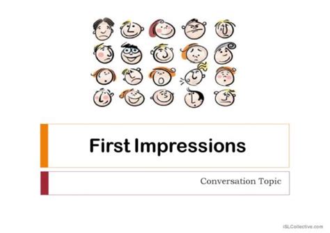 2 First Impression English ESL Powerpoints