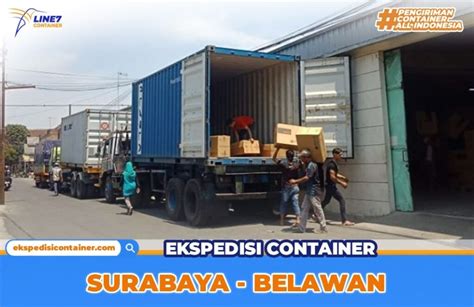 Ekspedisi Container Surabaya Belawan Line7 Container