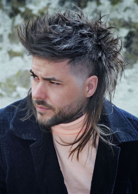 60 Stylish Modern Mullet Hairstyles For Men Cheveux Mulet Coupes De