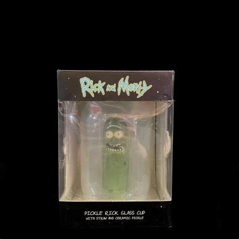 🍄實體店面💯現貨💯 Rick And Morty Pickle Rick 玻璃水杯 蝦皮購物