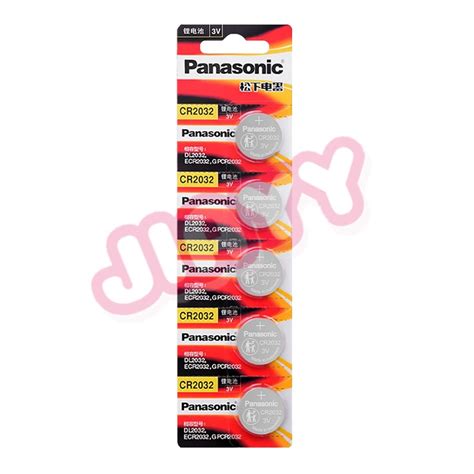 5PCS Original PANASONIC CR2032 CR2016 CR2025 CR 2032 3V Lithium Battery