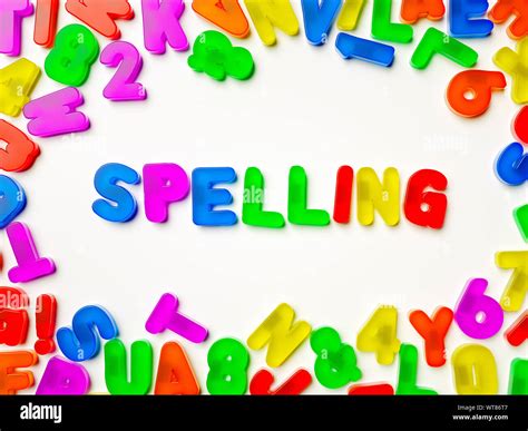 Plastic Multi Coloured Fridge Magnet Alphabet Spelling The Word