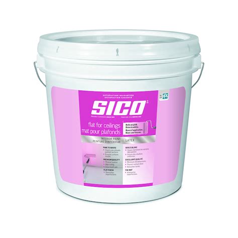 Peinture d intérieur SICO au latex mat pour plafonds avec indicateur