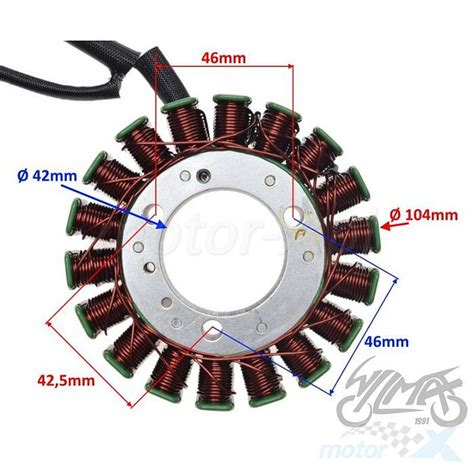 Stator Iskrownik 18 Cewek WM Motor Yamaha T MAX 500 01 03 Motor X Pl