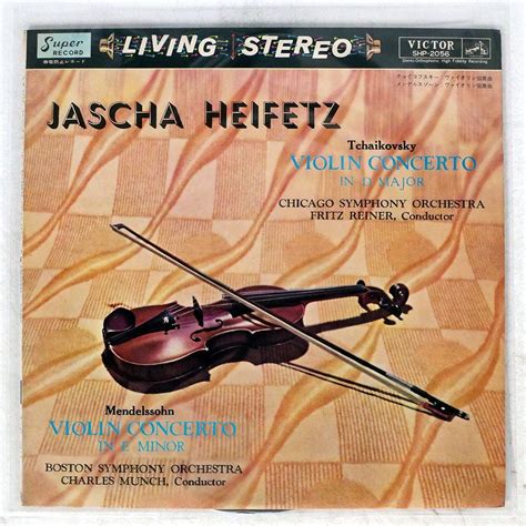 Yahoo オークション JASCHA HEIFETZ TCHAIKOVSKY VIOLIN CONCERTO IN