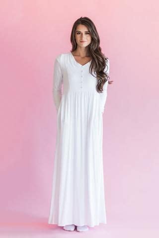 Floor Length White Dress White Long Sleeve Dress Dress Length Short