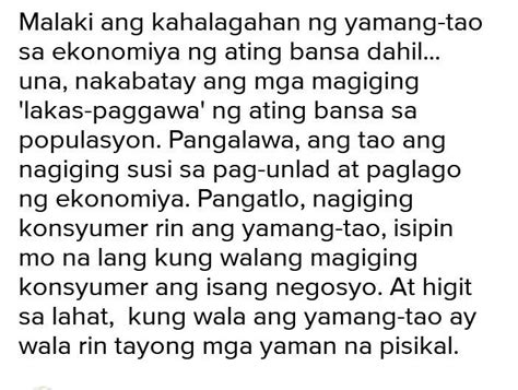 5 Kahalagahan Ng Yamang Tao Sa Asya Brainly Ph