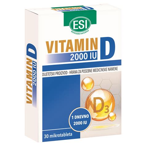 Vitamin D 2000 IU 30 Mikrotableta Na Stanju BENU RS