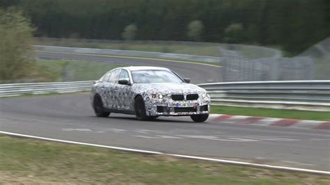 New Bmw M5 2017 Spy Video On Nurburgring Youtube