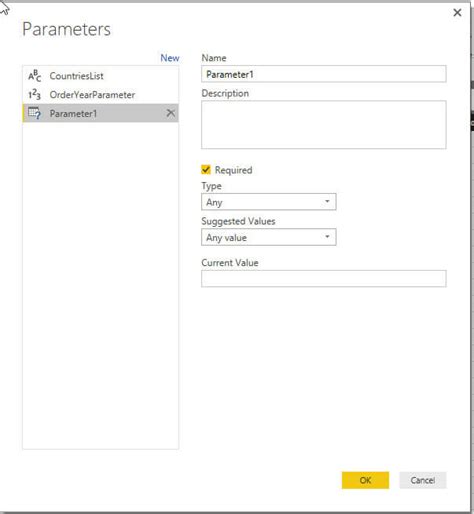 Using Parameters In Power Bi