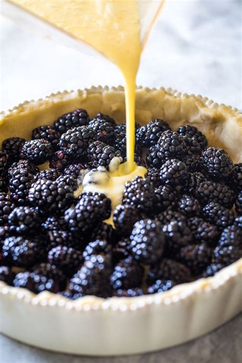 Blackberry Custard Pie Blackberry Pie Blackberry Buttermilk Pie