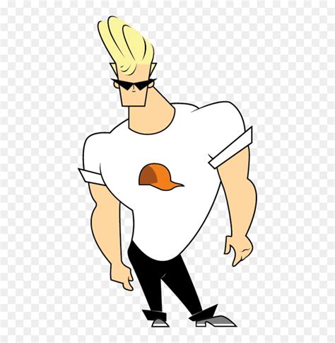 Johnny Bravo Looking Smart Ube423 Johnny Bravo Png Transparent Png Vhv