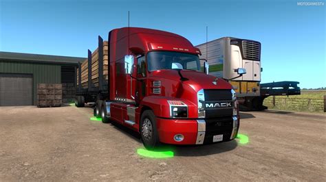 American Truck Simulator Mack Anthem Customization And Gameplay Youtube