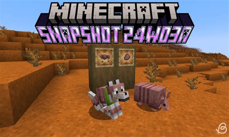 Minecraft Snapshot W A Updates The Armadillo S Design Beebom