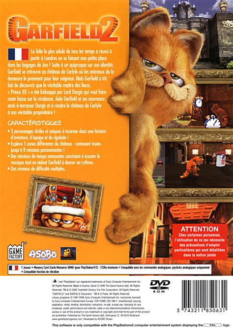 Garfield A Tail Of Two Kitties Box Shot For PlayStation 2 GameFAQs