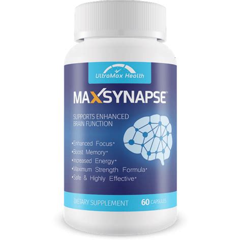 Ultramax Health Max Synapse Enhanced Focus And Attention Boost