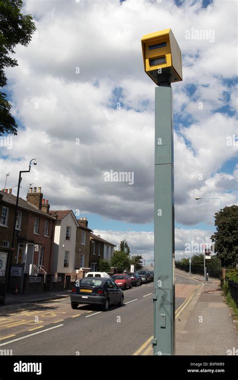 Road speed camera London UK Stock Photo - Alamy
