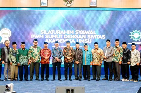 Silaturahim Syawal Pwm Sumut Dan Umsu Pp Muhammadiyah Jaga Kekompakan