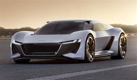 Audi In Pebble Beach High Performance Sports Car With Electric Drive