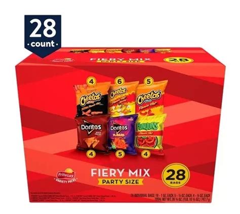 Frito Lay Variedad De Flamin Hot Americanos Pzs Env O Gratis