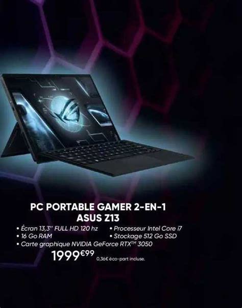 Promo Pc Portable Gamer 2 En 1 Asus Z13 Chez Fnac ICatalogue Fr