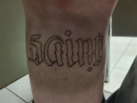 Share More Than 62 Ambigram Tattoos Sinner Saint Best In Cdgdbentre