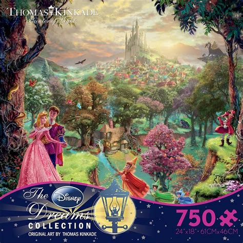 Thomas Kinkade Disney Sleeping Beauty 750 Piece Puzzle Disney