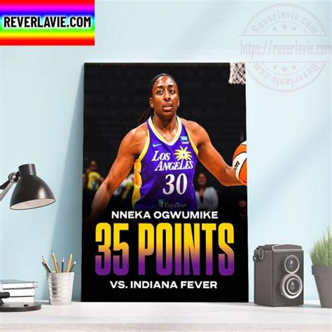 Wnba Los Angeles Sparks Nneka Ogwumike 35 Points Vs Indiana Fever Home