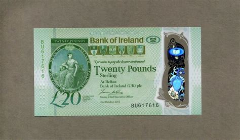 Bank Of Irland Nordirland Pounds P Polymerausgabe