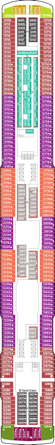 Norwegian Escape Deck Plans Ship Layout And Staterooms Cruise Critic