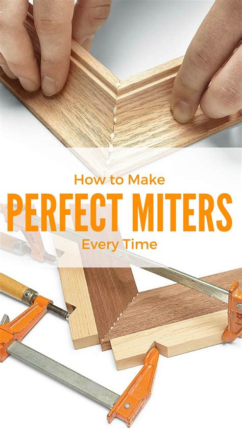 perfect miters every time - pro tips for making perfect miters Woodworking Business Ideas, Easy ...